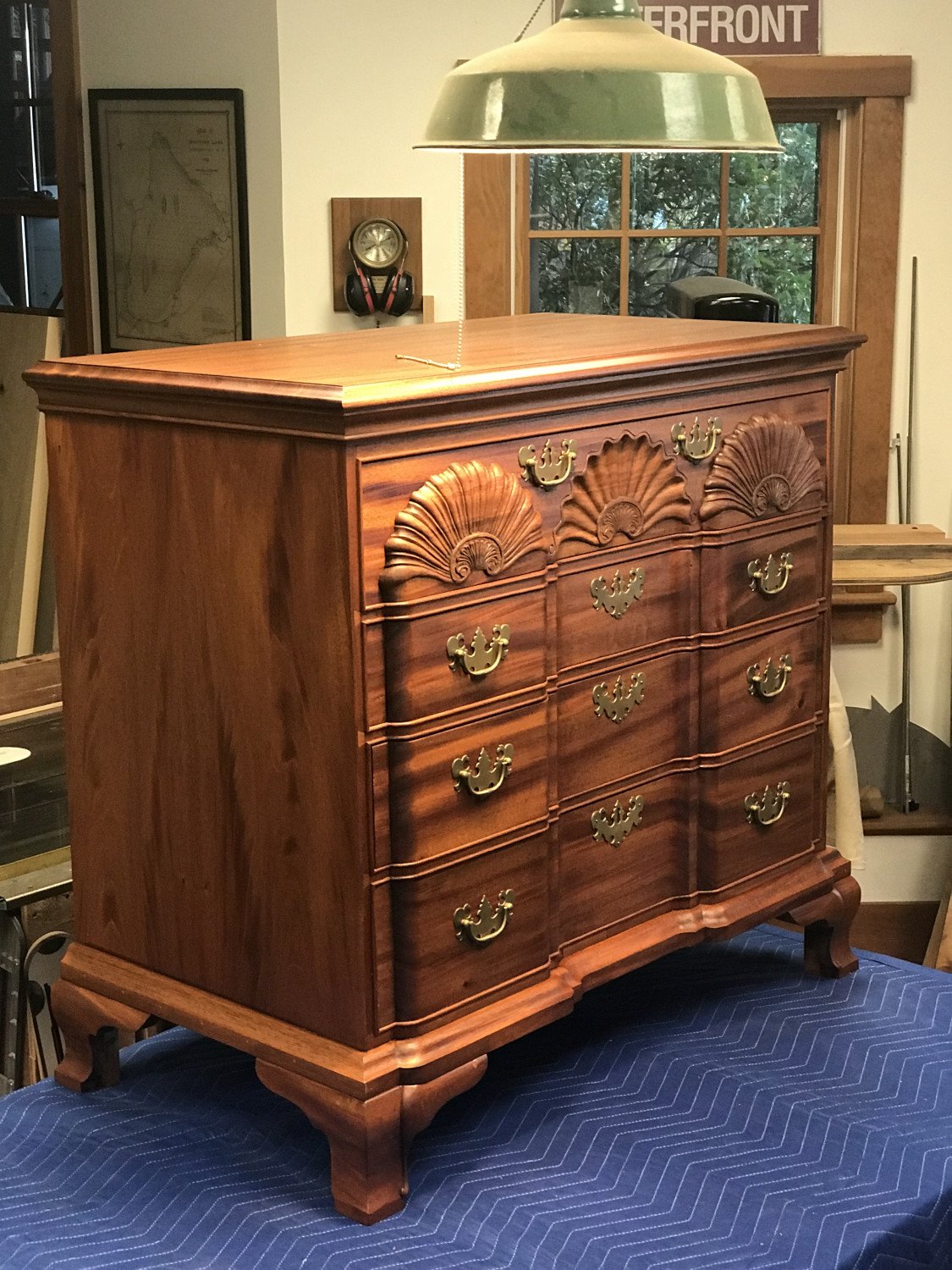 Newport Blockfront Chest — view 1