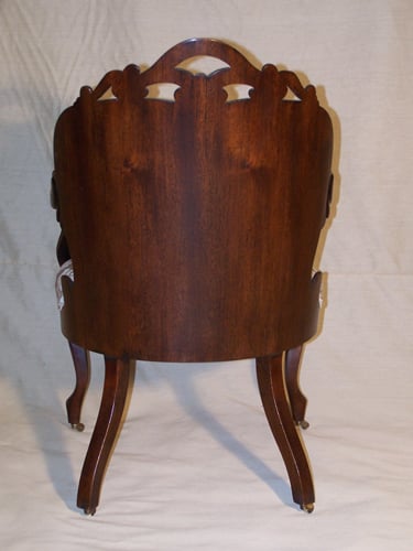 Mahogany Arm Chairs by Michael Armand — view 1