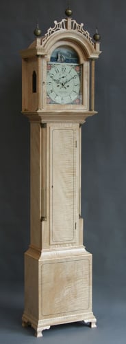 Willard-Style Tall Clock by David Beach — view 1