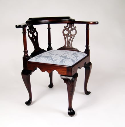 Queen Anne Corner Chair by Dennis Bork — view 1