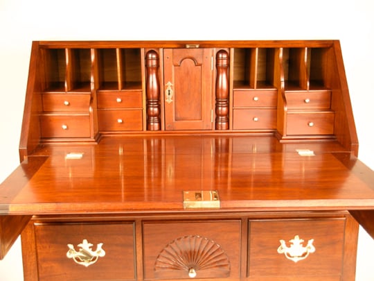 Queen Anne Desk-on-Frame by Dennis Bork — view 1