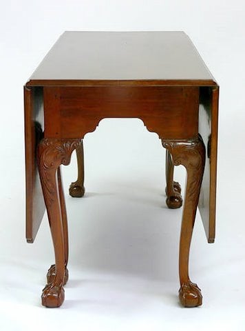 Philadelphia Chippendale Drop Leaf Table by Donald Bradley — view 1
