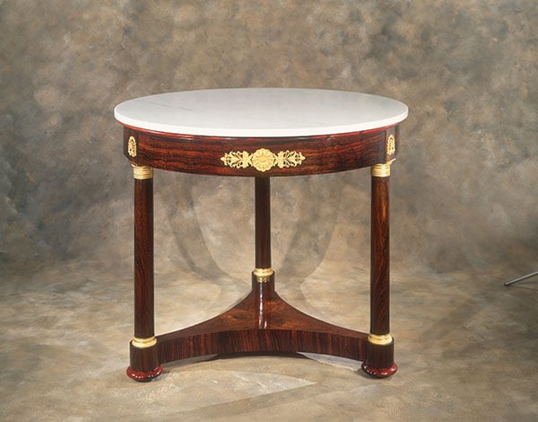 Rosewood Center Table by W. Edwards — view 1