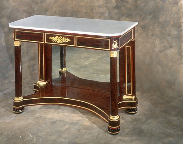 Rosewood Pier Table by W. Edwards — view 1