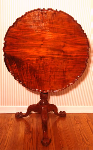 Pie Crust Tea Table by William Fagnant — view 1