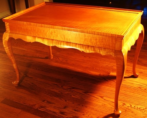 Queen Anne Tea Table by William Fagnant — view 1