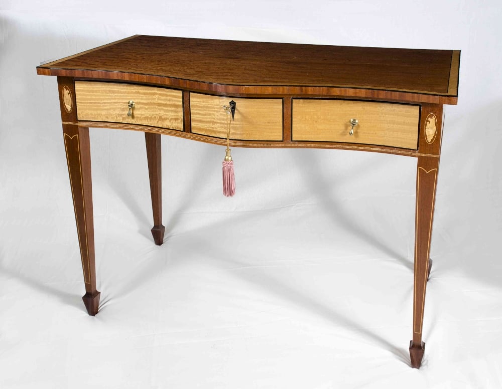 Serpentine Ladies Dressing Table by Kenneth Johnson — view 1