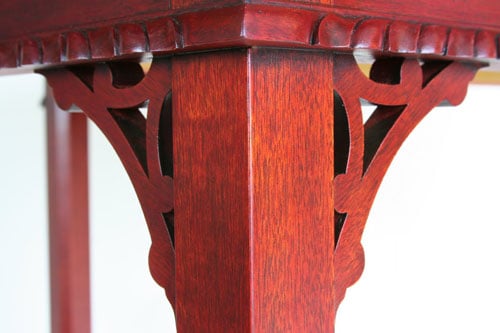 Chippendale-style Folding Card Table by James King — view 0