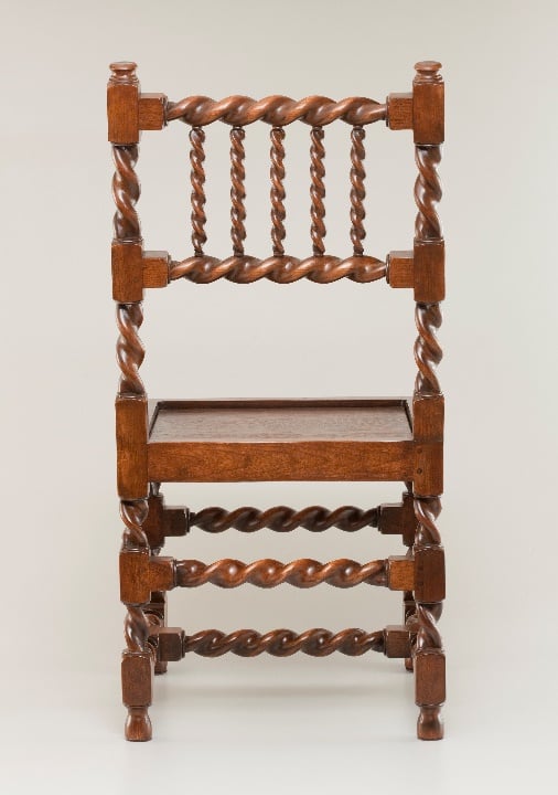 17th Century Double-Twist Turned Chair by Steven Lash — view 0
