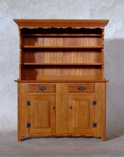 Miniature Pennsylvania German Cherry Cupboard by Chin Iulia Lee — view 1