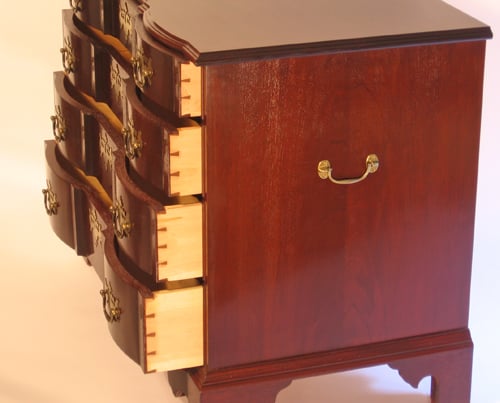 Massachusetts Block-Front Chest by Bruce Leonard — view 1