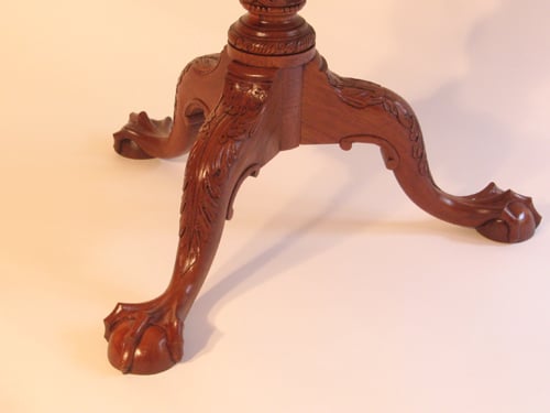 Piecrust Tilt Top Tea Table by Bruce Leonard — view 0