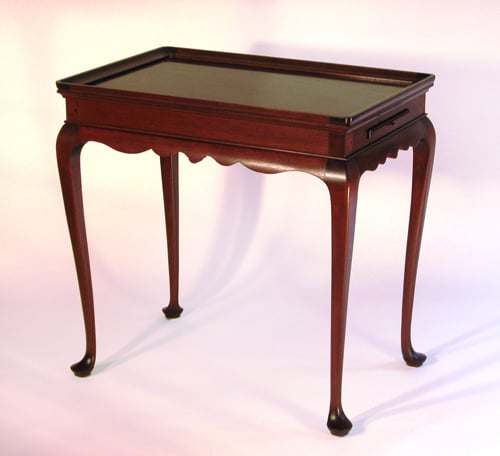 Tray Top Tea Table by Bruce Leonard — view 1