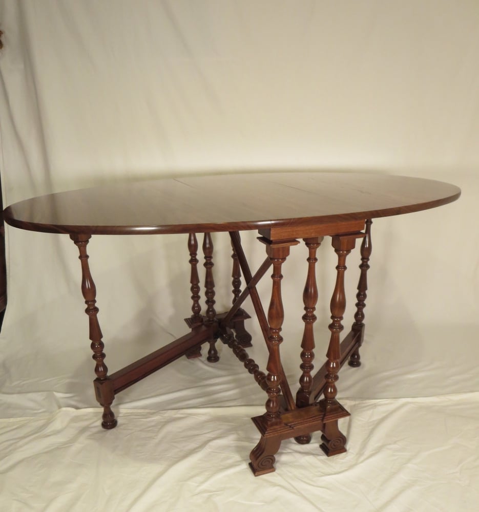 Charles II Gate-leg Table by Carl Maples — view 1