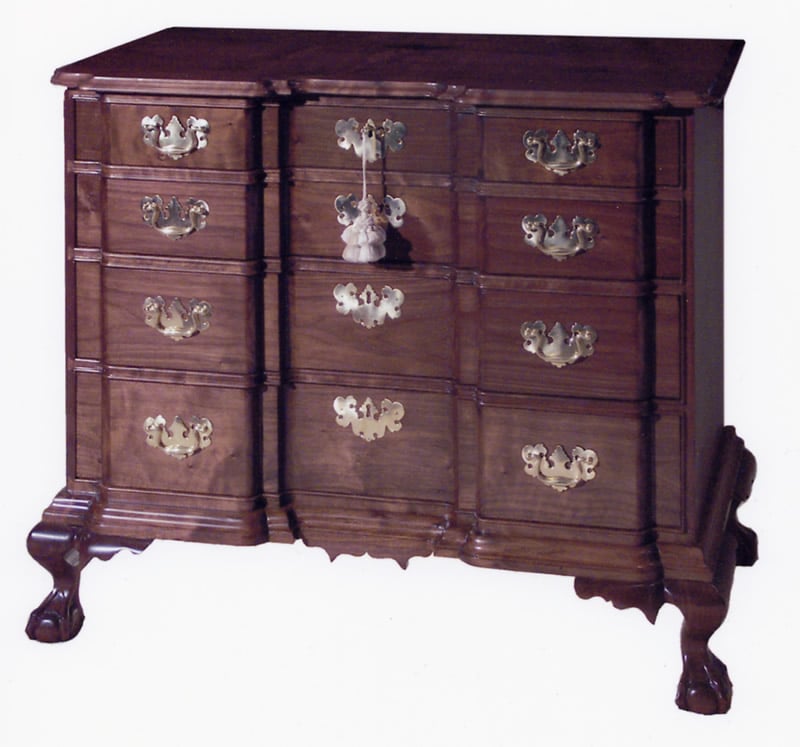 Blockfront Chest of Drawers by John McAlister Jr. — view 1