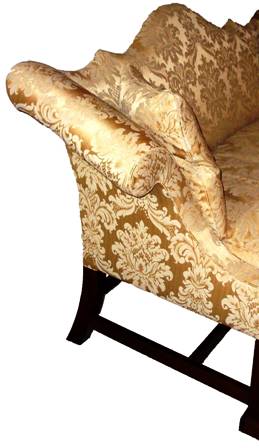 Chippendale Camelback Sofa by Thomas Meiller — view 1