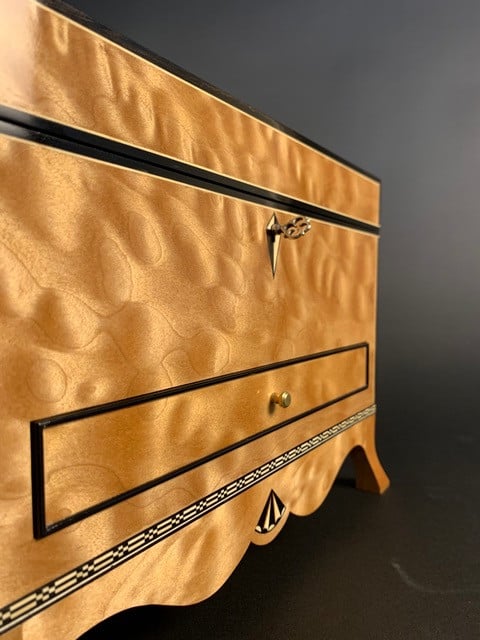 Tea Caddy Jewelry Box by Michelle Hallee Wong — view 1