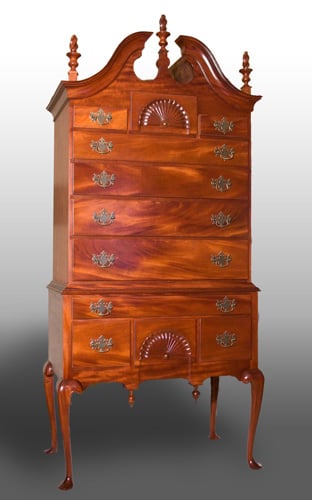 Massachusetts highboy by James Milam — view 1
