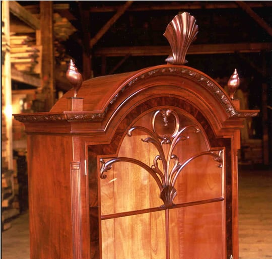 Pair of Mahogany Cabinets by Doug Mooberry — view 1