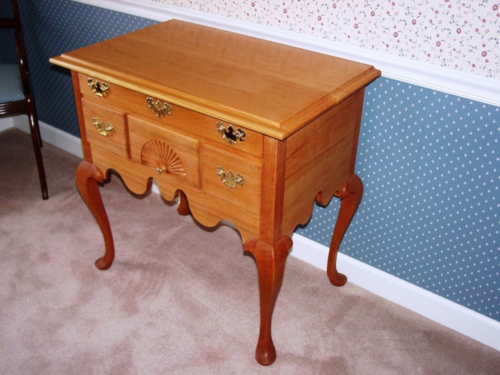 Queen Anne dressing table by Douglas Moulder — view 1
