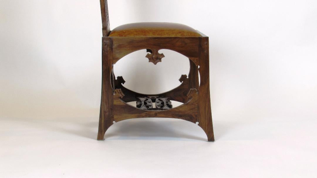 Charles Rohlfs Tall Back Chair by Peter Marcucci — view 0