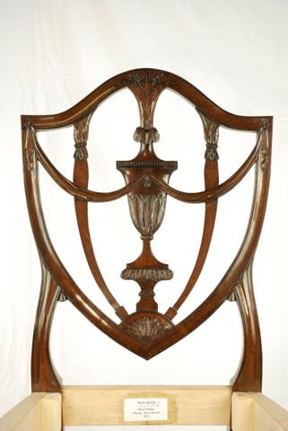 Federal Shield-Back Side Chairs by Charles Phillips — view 1