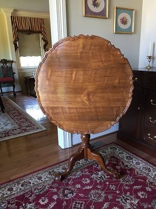 Philadelphia Tilt-top Tea Table by Olin Rackley — view 1