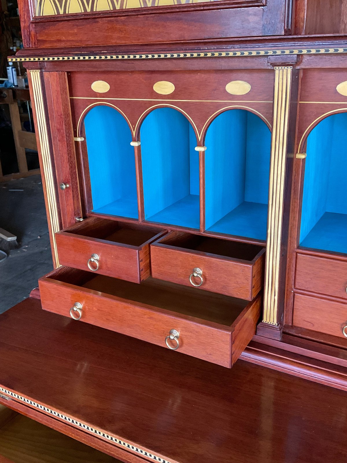 Seymour Secretary Bookcase — view 0