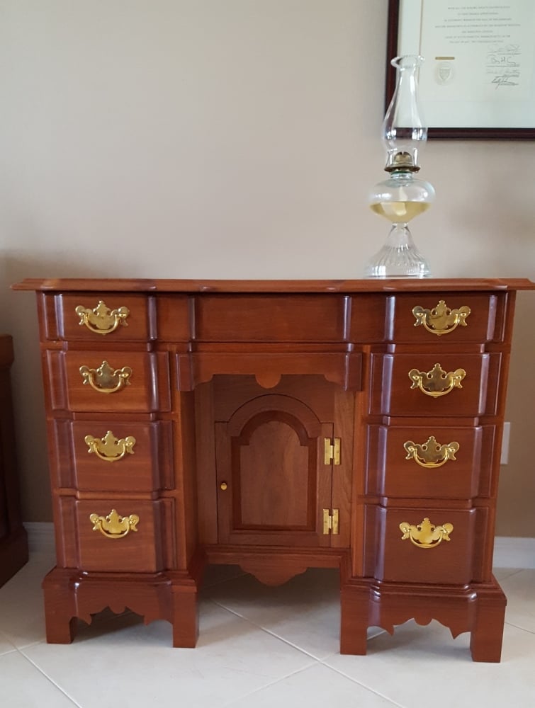 Kneehole Desk by Mark Sketchley — view 1