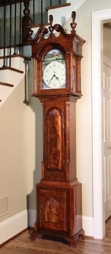 Newport-Style Tall Case Clock by Jay Stallman — view 1