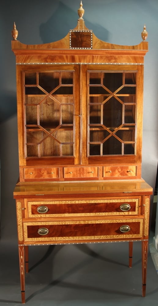 Sheraton Secretary-Bookcase by Jay Stallman — view 1