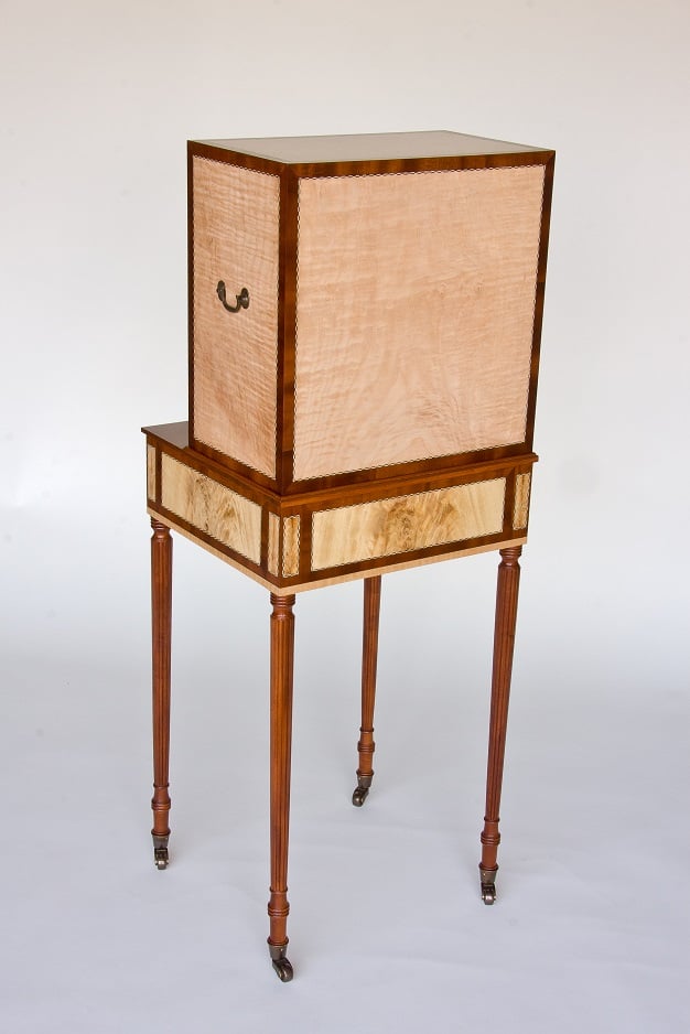 Portable Ladies Writing Desk in the style of Sheraton by Robert Stevenson — view 1