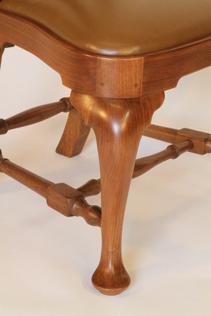 Walnut Queen Ann Chair — view 0