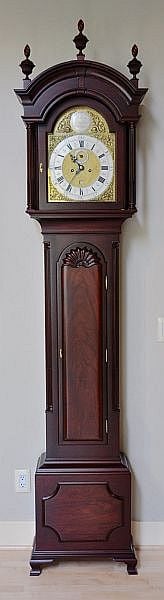 Townsend Tall Case Clock by William Wayland — view 1