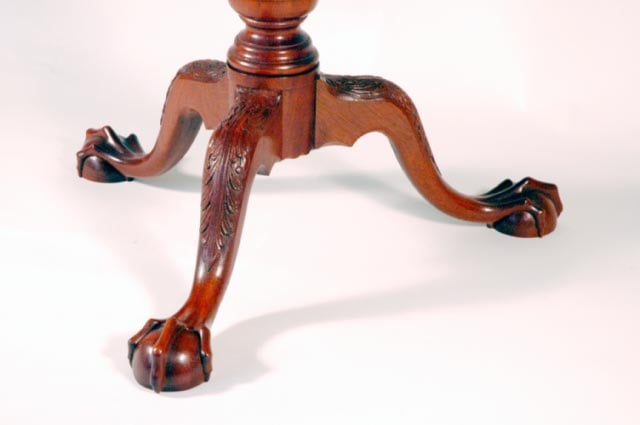 Oval Pie-crust Tea Table by Tom Witzig — view 0
