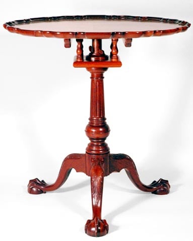 Pie-crust Tea Table by Tom Witzig — view 0