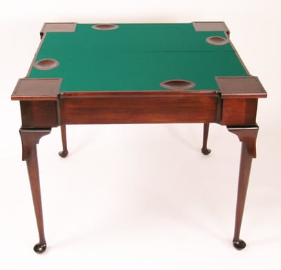 Triple top card table by Dennis Bork