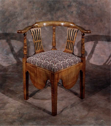 Chippendale Corner Chair by W. Edwards