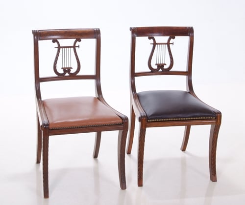 Duncan Phyfe Lyre Back Chair by Justin Kauffman