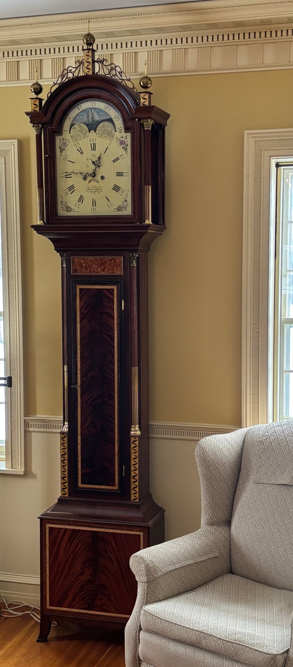 Roxbury Style Tall Case Clock by Terrence Murphy