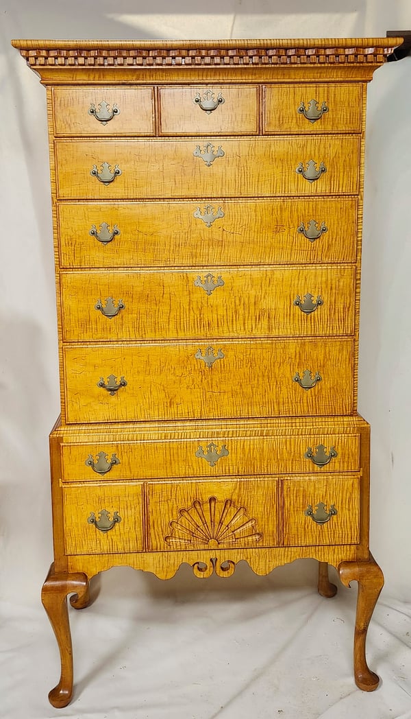 South Central New Hampshire Highboy (Dunlap) by Thomas Miller