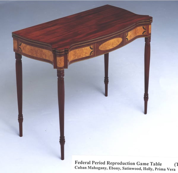 Federal Game Table by Robert Stevenson