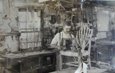 My Great Grandfather in his sons shop.jpg