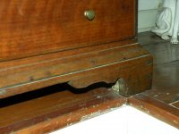Virginia Blanket chest foot with exposed dovetail.JPG