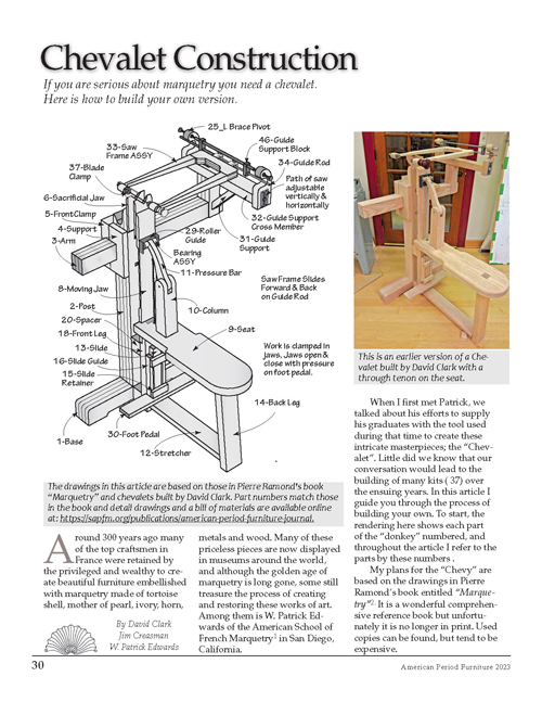 American Period Furniture Journal - Make Sense of Chair Angles