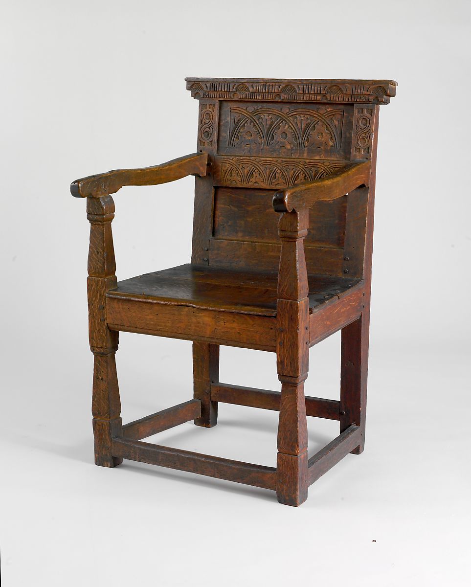 17th century joined armchair