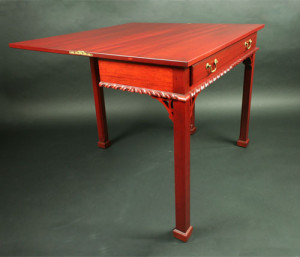 Chippendale-style Folding Card Table
