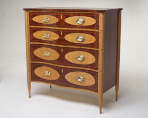 Serpentine Front Chest of Drawers